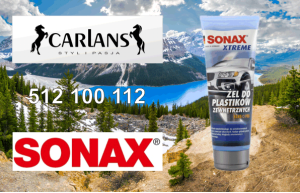 SONAX xtreme żel do plastików zewnętrznych 250ml