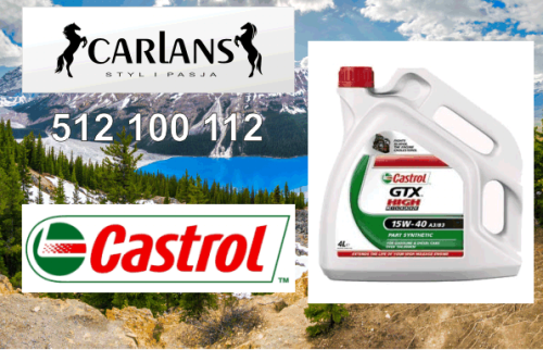 Castrol 15W-40 A3/B4 4L GTX, CARLANS, sklep motoryzacyjny, alufelgi, AEZ, ENZO, DEZENT, DOTZ, Sonax, Meguiars, Thule, Maxi Cosi