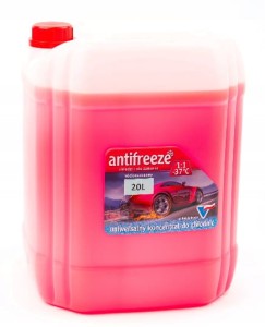 KONCENTRAT do chłodnic czerwony G12 ANTIFREEZE 20L