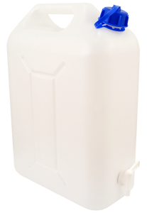 Kanister na wodę 10L z plastikowym zaworem