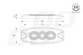 Lampa błyskowa płaska 3x3W LED R65 R10 12 24V IP68 ..jpg
