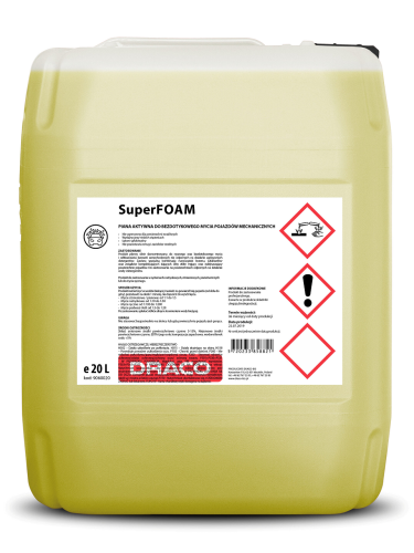 DRACO SuperFOAM Piana aktywna do bezdotykowego mycia pojazdów mechanicznych 21L.png