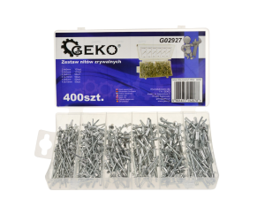 Nity aluminiowe zrywalne mix 400szt Geko
