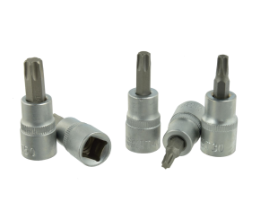 Klucz trzpieniowy TORX T25-T50 3/8" 5el. Geko