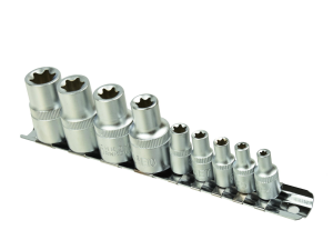 Nasadki Torx 1/4" 1/2" E4 - E16 9el. Geko