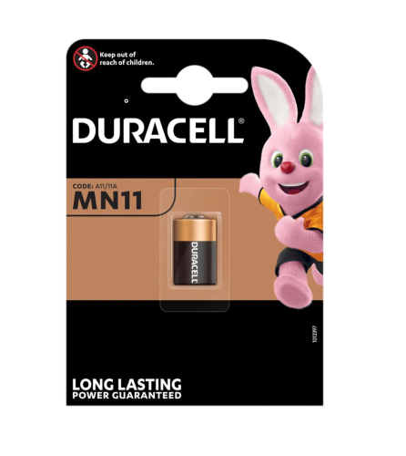 bateria do pilota samochodowego Duracell 11A MN11.png