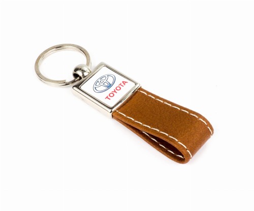 toyota brelok ekoskóra brąz.jpg