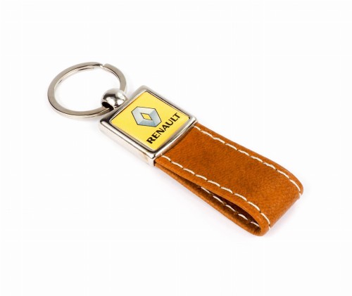 renault brelok ekoskóra brąz.jpg