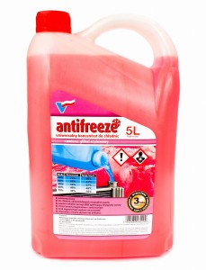 KONCENTRAT do chłodnic czerwony G12 ANTIFREEZE  5L
