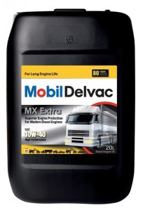 Mobil 10W40 Delvac MX Extra A2 B2 E7 20L ->