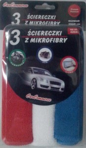 Ściereczki z mikrofibry 30x40cm 3szt