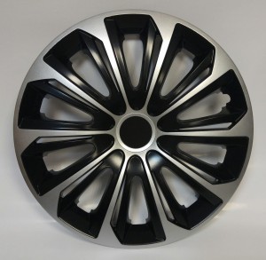 Kołpak 16 Strong Duocolor czarno srebrny 1szt