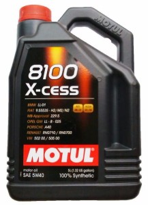Motul  5W40 8100 X-cess A3/B4 505.01 5L