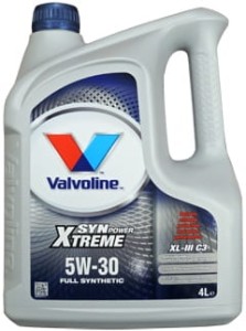 Valvoline  5W30 synpower XL-III C3  4l