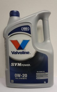 Valvoline  0W20 SynPower FE 5L