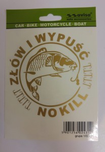 Naklejka złów i wypuść