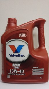 Valvoline 15W40 MaxLife 4L