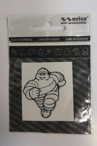 Naklejka bałwanek 3D