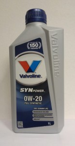 Valvoline  0W20 SynPower FE 1L