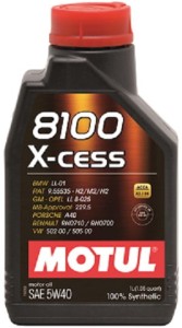 Motul  5W40 8100 X-cess A3/B4 505.00 1L