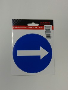 Naklejka Strzałka nakaz