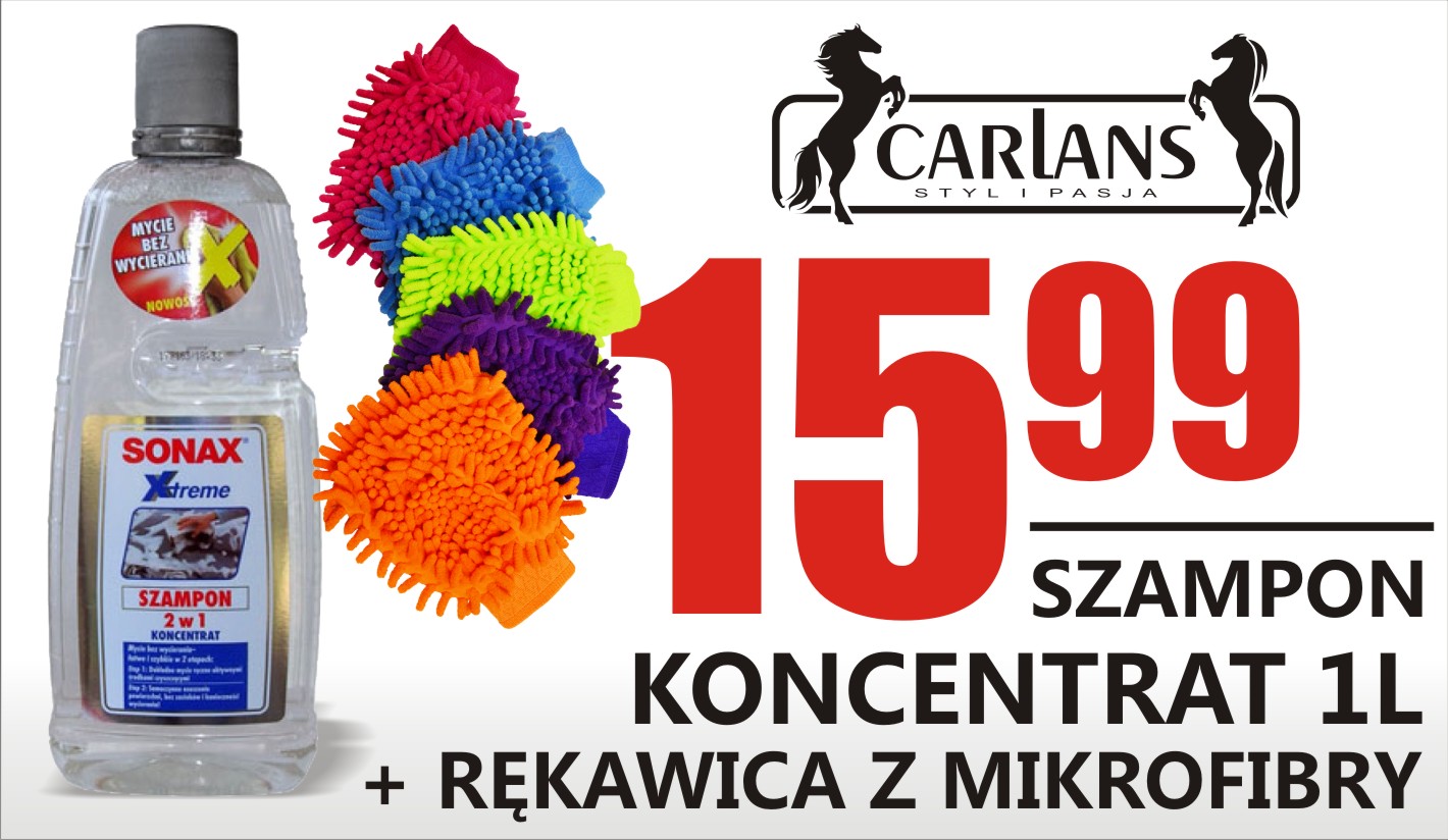 SONAX, szampon, CARLANS